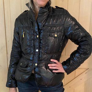 MONCLER, XS, Black, Vintage Women's Down Coat